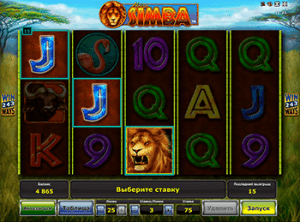 African Simba в казино онлайн