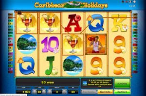 Играйте бесплатно в игровой автомат Caribbean Holidays в казино