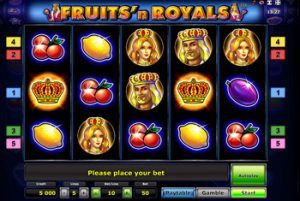 Игровой онлайн аппарат Fruits and Royals в казино онлайн