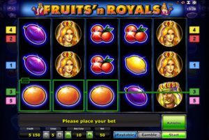 Игровой онлайн аппарат Fruits and Royals в казино онлайн